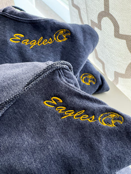 Adult Eagles Embroidered Sweatshirt