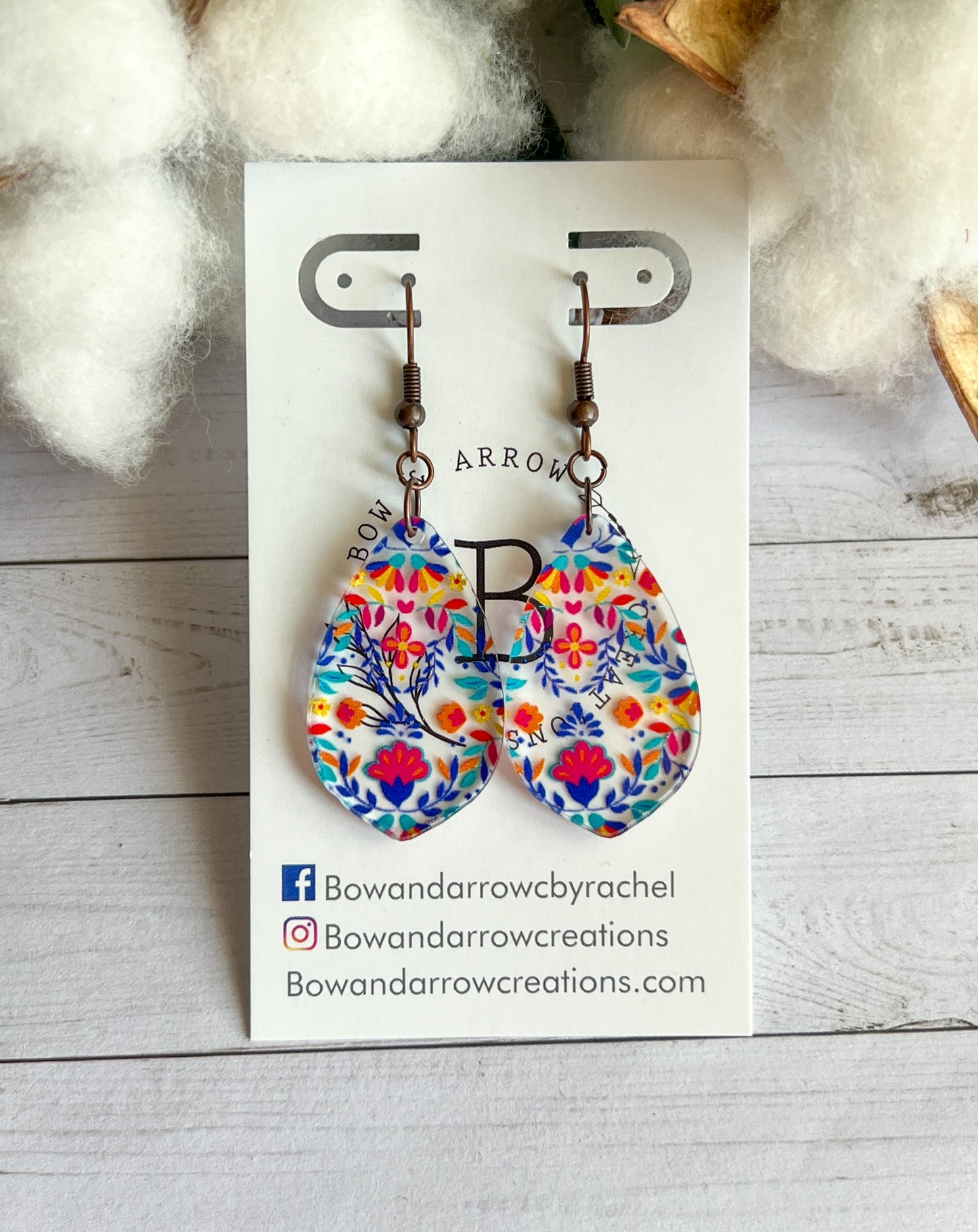 Summer Floral Dangles